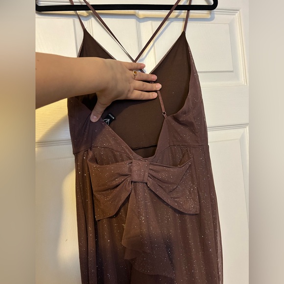 Windsor Maternity Photoshoot Dress low back sparkly stretchy gown prom dress - Picture 5 of 5